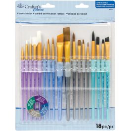 Royal Brush Crafter’s Choise Variety Value Brush Set 18 Pieces