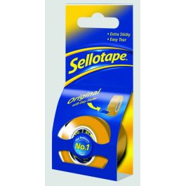 Sellotape Branded Adhesive Tape 18mm x 25m