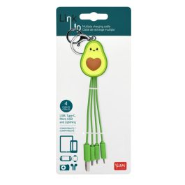 Legami Link Up Multiple Charging Cable Avocado