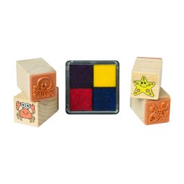 House of Marbles Ocean Wooden Stamp Set