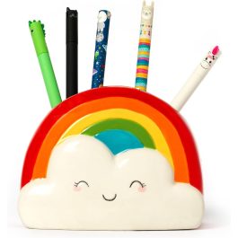 Legami Desk Friends Ceramic Pen Holder Rainbow