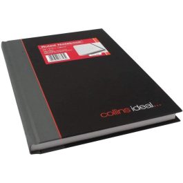 Collins Ideal A5 Feint Casebound 192 Pages Black