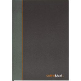 Collins Ideal A4 Double Cash Casebound 192 Pages Black