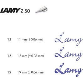 LAMY Z50 Steel Fountain Pen Nibs Pk 1
