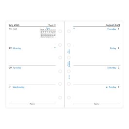 Filofax Academic Diary Pocket Refill 2024/25 Week to View