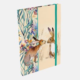 The Gifted stationery Co A5 Notebook Kissing Hares