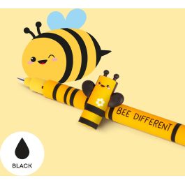 Legami Erasable Gel Pen Bee Black Ink