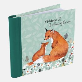 The Gifted stationery Co Address & Birthday Book Foxy Tales