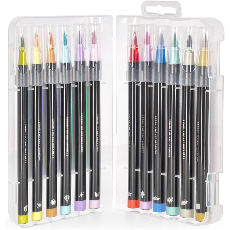Legami Brush Markers Pastel Colours Set of 12 - Image 2