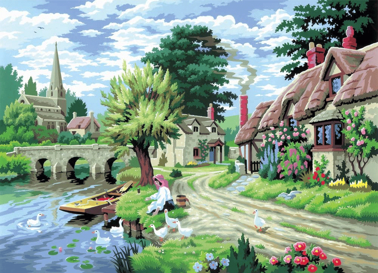 Royal & Langnickel Painting By Numbers Junior Small Penguin Family - View #2