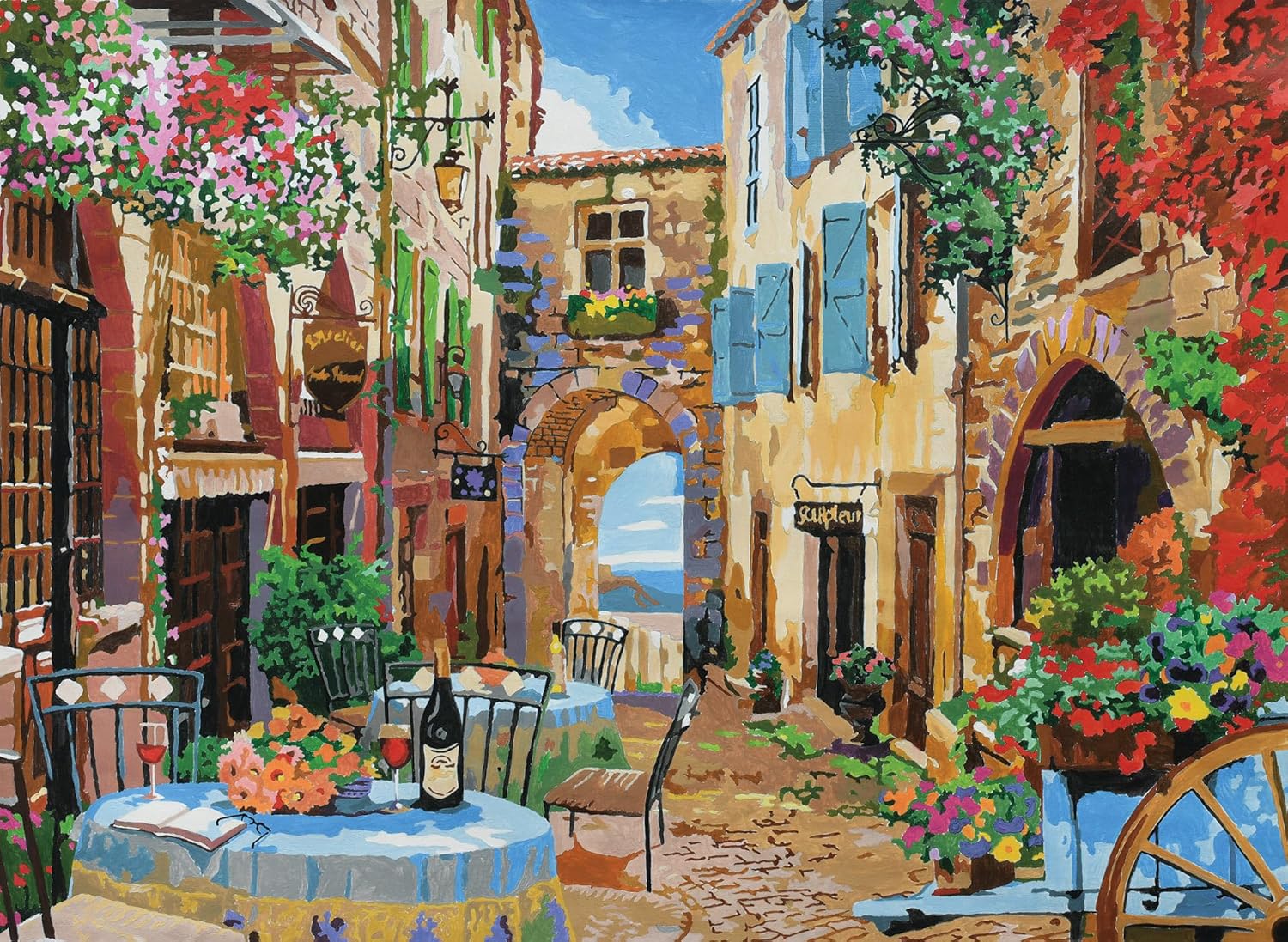 Royal & Langnickel Painting by Numbers Adult French Village - Image 2