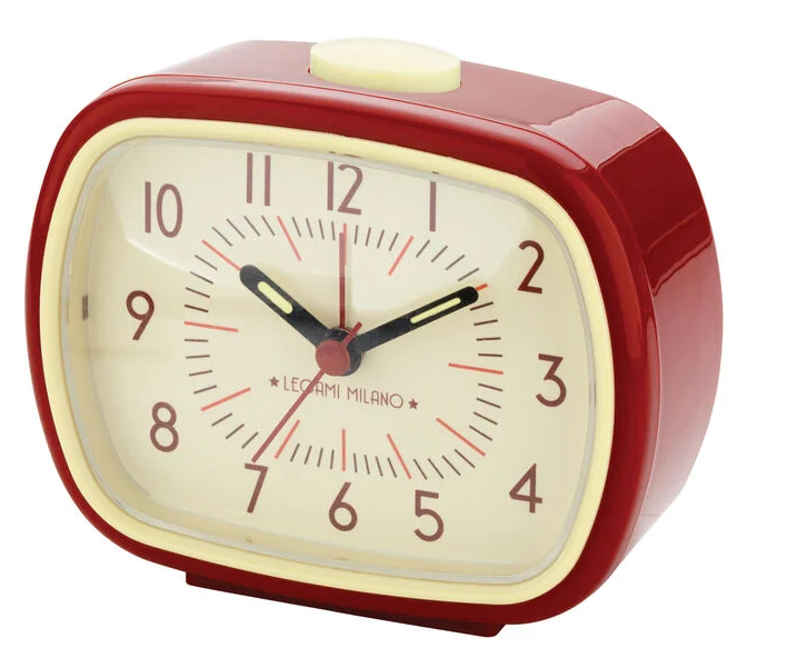 Legami Retro Alarm Clock Red - Image 2