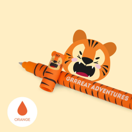 Legami Erasable Gel Pen Tiger Orange Ink