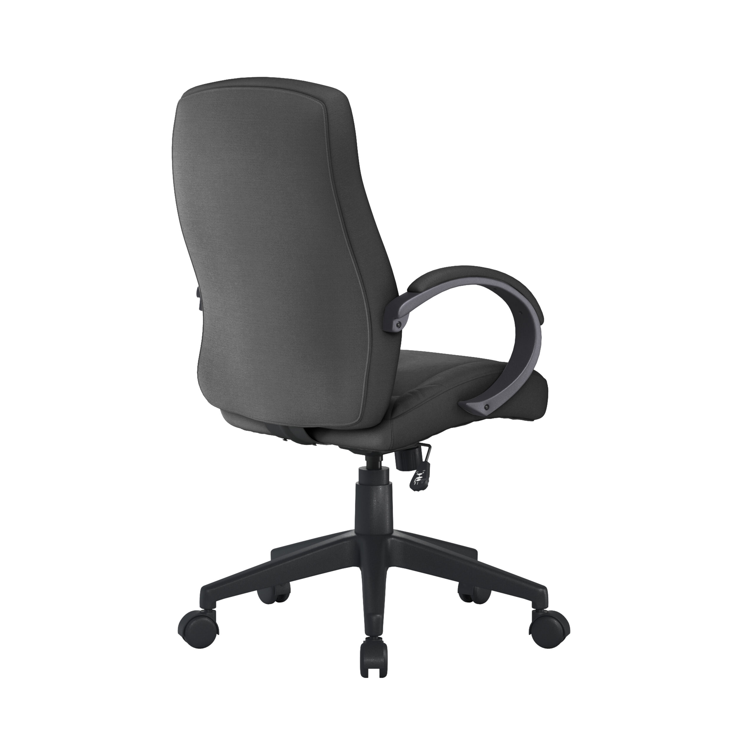 The Dorset High Back Padded Fabric Manager Chair Grey - Image 2
