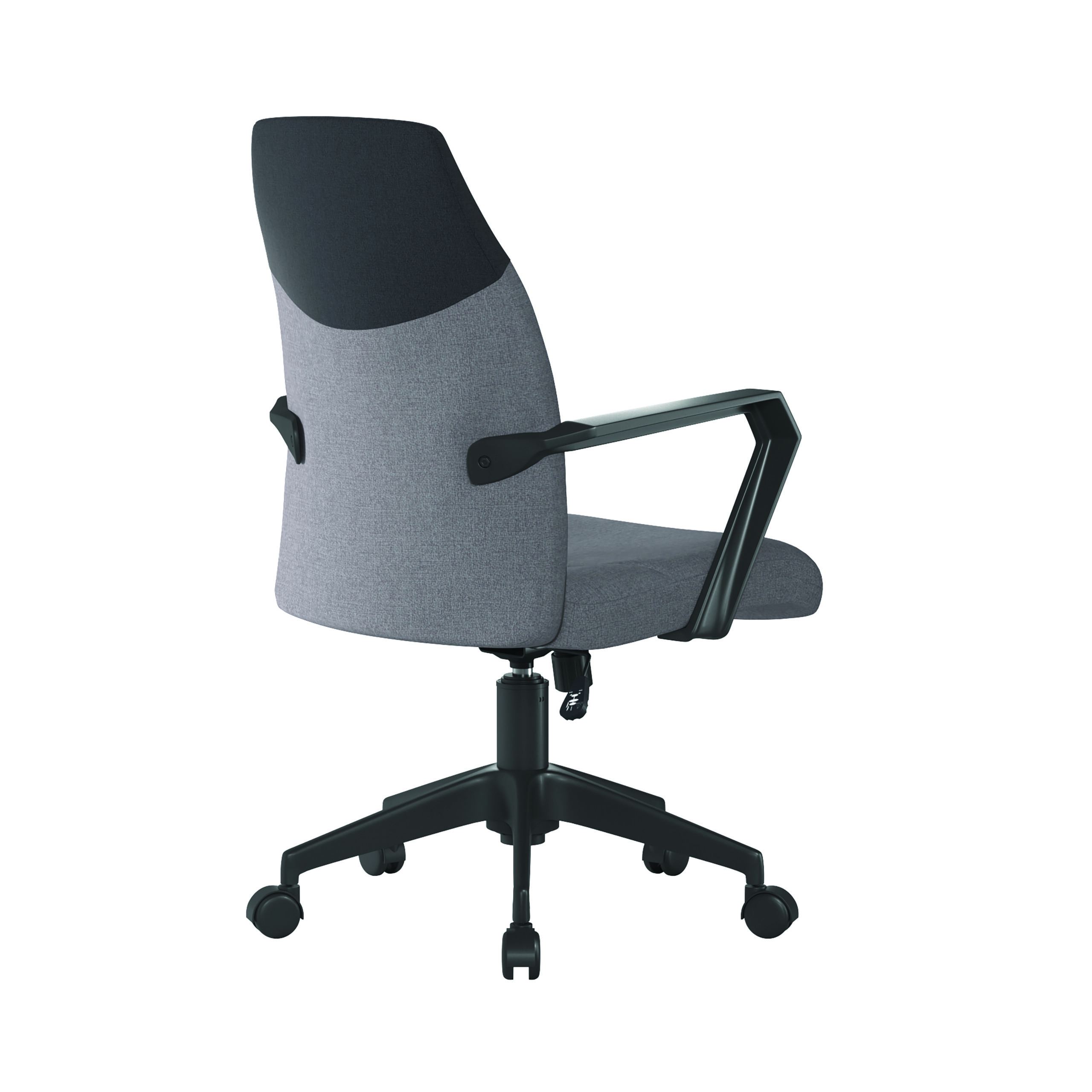 The Clyde High Back Two Tone Fabric Executive Chair - Image 2