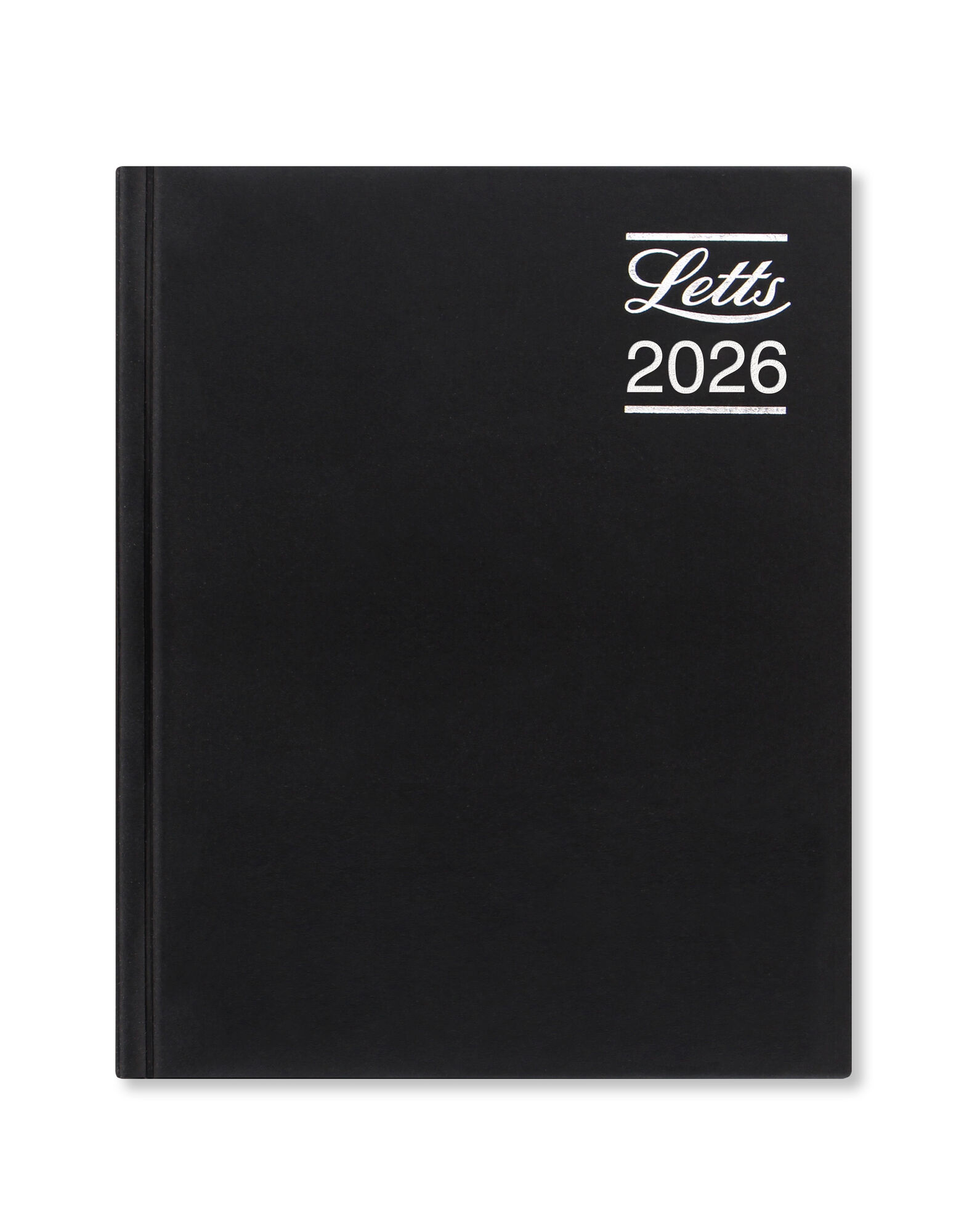 Letts Rhino Black Diary 2026 with Appointments, Notes and Planners