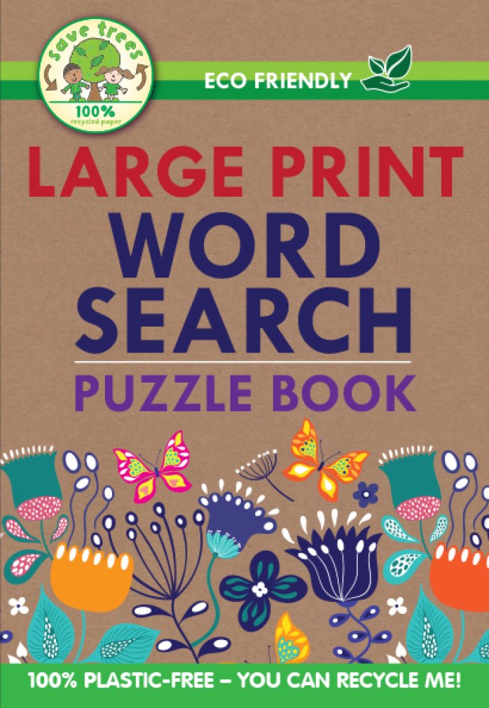 Eco A4 Large Print Word Search Assorted Pk 1 - Image 3