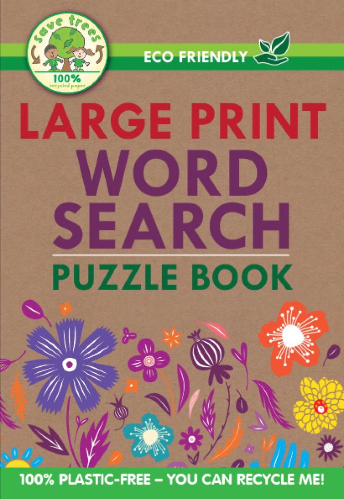 Eco A4 Large Print Word Search Assorted Pk 1 - Image 4