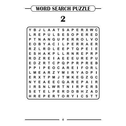 Eco A4 Large Print Word Search Assorted Pk 1 - Image 5
