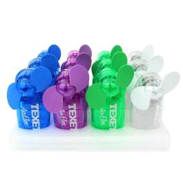 Texet Mini Portable Fan Assorted Pk 1