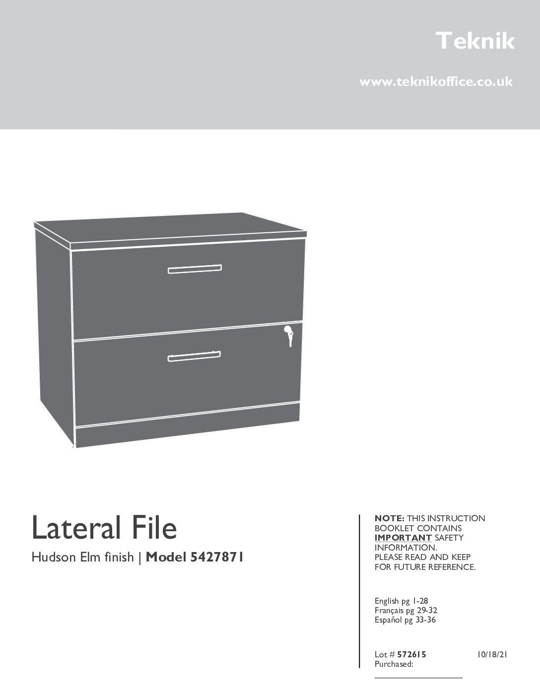 Teknik Affiliate Lateral Filer Hudson Elm - Image 9