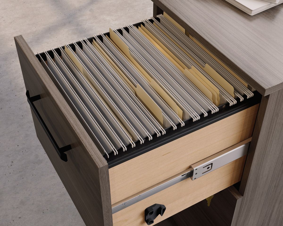 Teknik Affiliate 2 Drawer Mobile Pedestal Hudson Elm - Image 3
