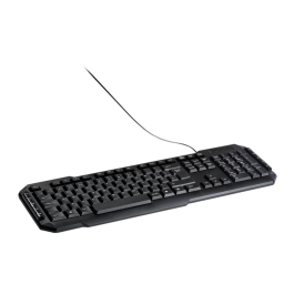 Q-Connect Ergonomic Wired Keyboard Black