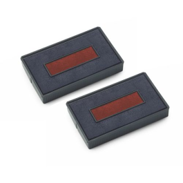 Colop E/200/2 Replacement Ink Pad Blue/Red (Pack of 2)