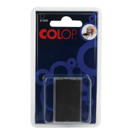 Colop E/200 Replacement Ink Pad Black (Pack of 2)