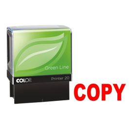 Colop Green Line P20 Word Stamp COPY Red