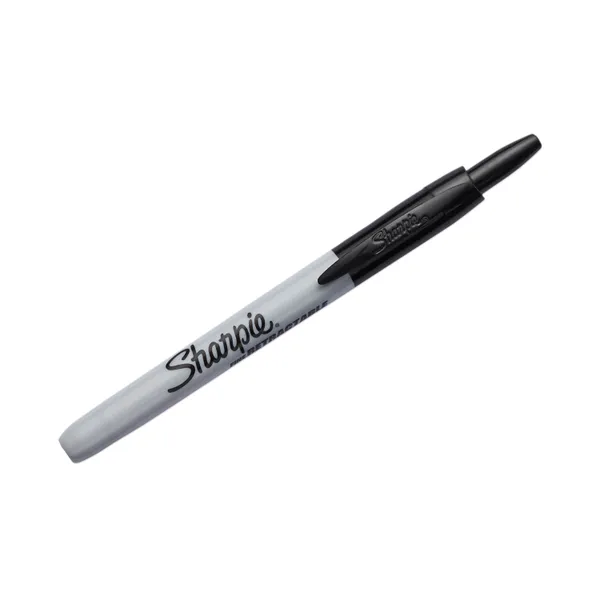 Sharpie Retractable Marker Fine Black - Image 2