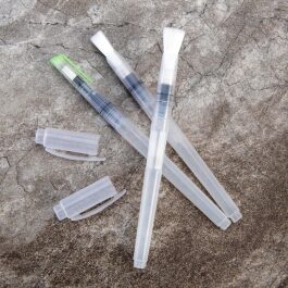 Royal & Langnickel Essentials Aqua-Flo Plastic Refillable Paint Brush Pens, 3pc