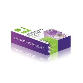 Q-Connect Laminating Pouches 54 x 86mm 125 micron Pk 100