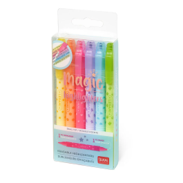 Legami Set Of 6 Erasable Highlighters