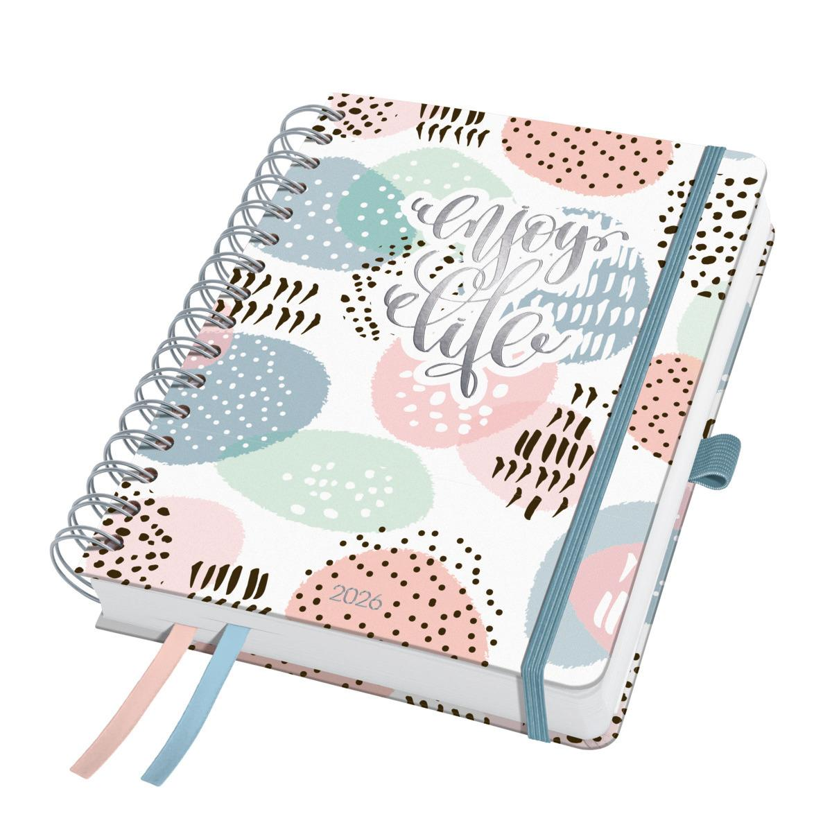 Sigel Spiral Diary Jolie 2026 Hardcover