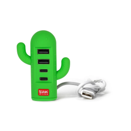 Legami 4-Port Mini USB Hub Cactus