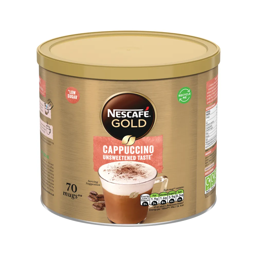 Nescafe Gold Cappuccino Unsweetend Coffee