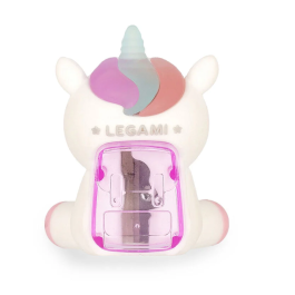 Legami Light-up Pencil Sharpener with Container Unicorn