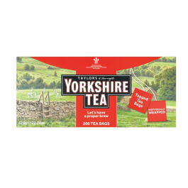 Yorkshire Tea Tagged And Enveloped Bags Pk 200