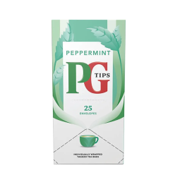 PG Tips Peppermint Tea Bags Enveloped Pk 25