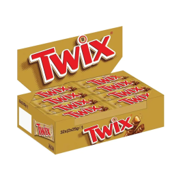 Mars Twix Chocolate Bars 50g Pk 32