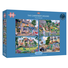Gibsons Jigsaw The Gardeners Round 4 x 500 Piece Puzzle