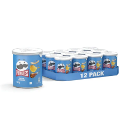 Pringles Salt and Vinegar Crisps 40g Pk 12