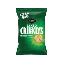 Jacobs Crinklys Cheese And Onion Pk 30