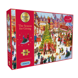 Gibsons Jigsaw The Season for Giving Limited Edition 1000 Piece Puzzle