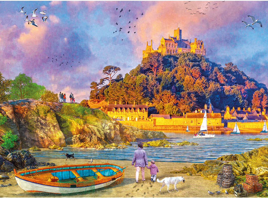 Gibsons Jigsaw St Michael's Mount 1000 Piece Puzzle - Image 2