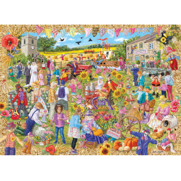 Gibsons Jigsaw Scarecrow Festival 1000 Piece Puzzle
