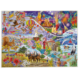 Gibsons Jigsaw Elemental 1000 Piece Puzzle