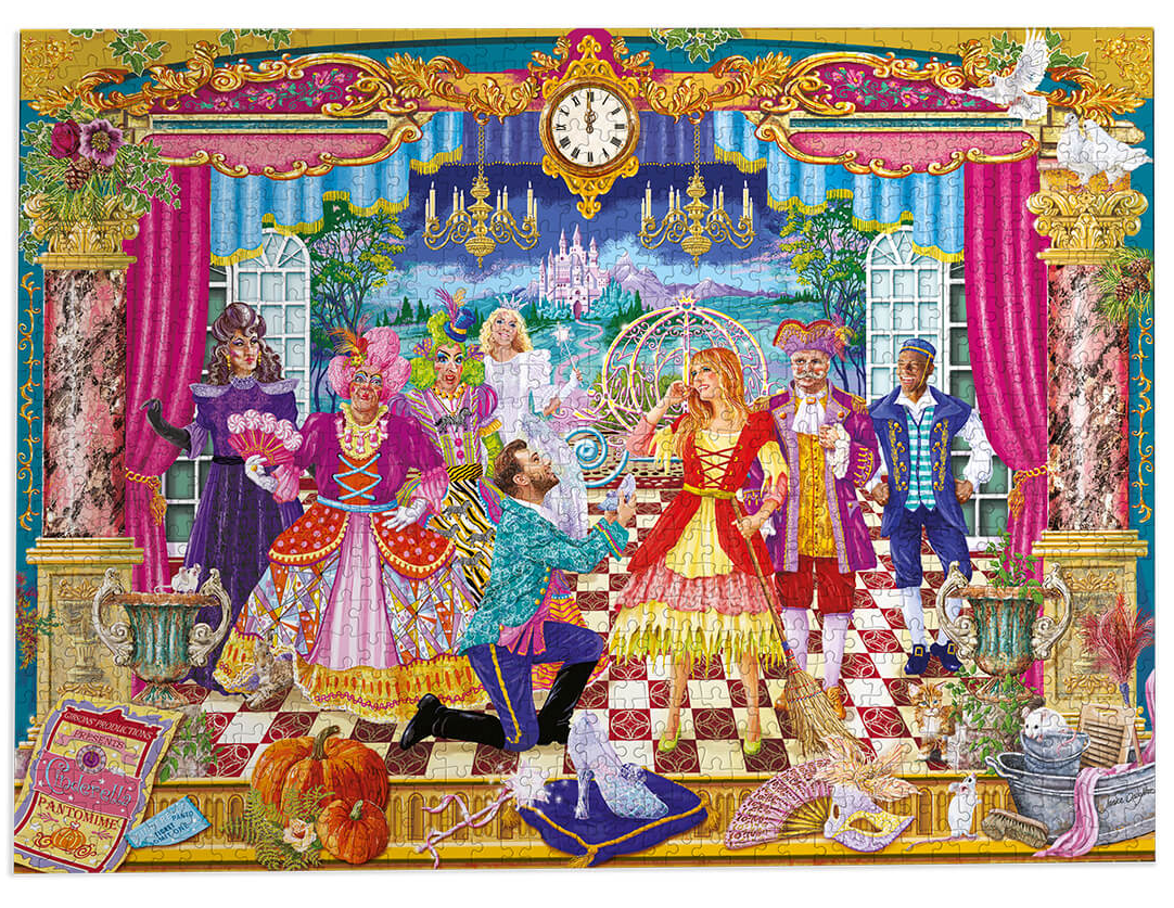 Gibsons Jigsaw The Glass Slipper 1000 Piece Puzzle - Image 2
