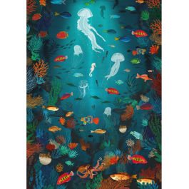Gibsons Jigsaw The Art File Underwater World 1000 Piece Puzzle
